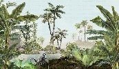 Lush jungle wallpaper