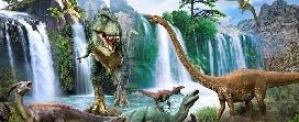 Tapete Dinosaurier 3D