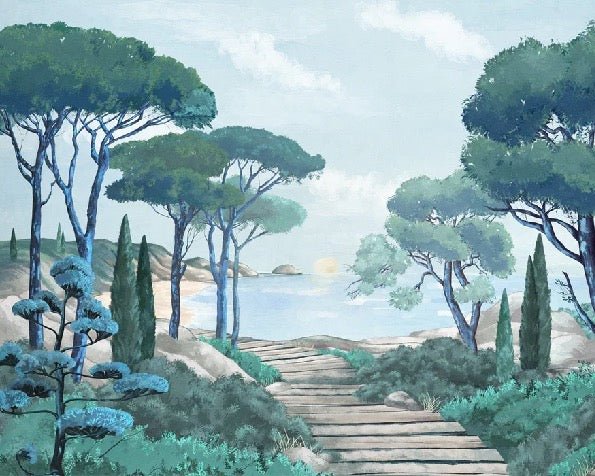 Tapete Spaziergang in den Calanques