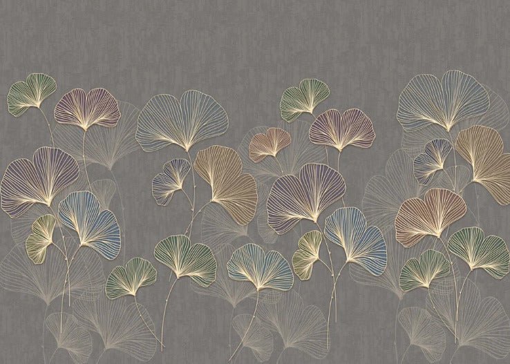 Fototapete Panorama Ginkgo Asien Trend