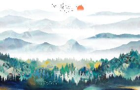 Mountain & Scandinavian wallpaper