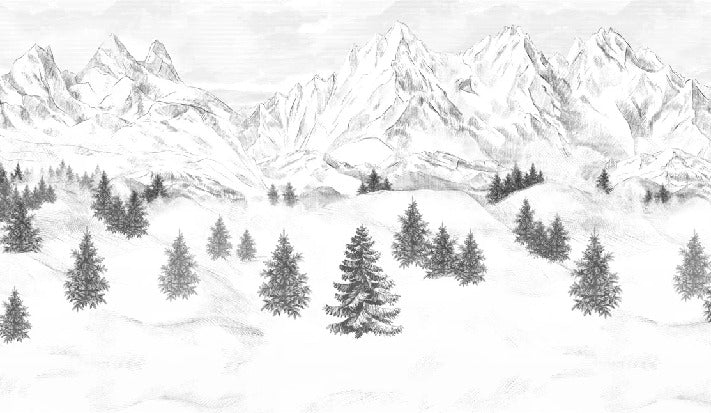 Papier peint Aiguilles d'Arves