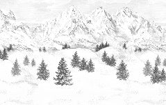 Papier peint Aiguilles d'Arves