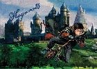 Panorama-Tapete Harry Potter Quidditch-Match Malerei