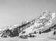 Panorama-Tapete Chalet Alm