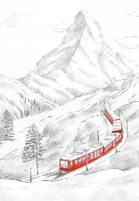 Papier peint panoramique Mont Cervin