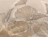 Papel pintado Panoramic lotus sepia