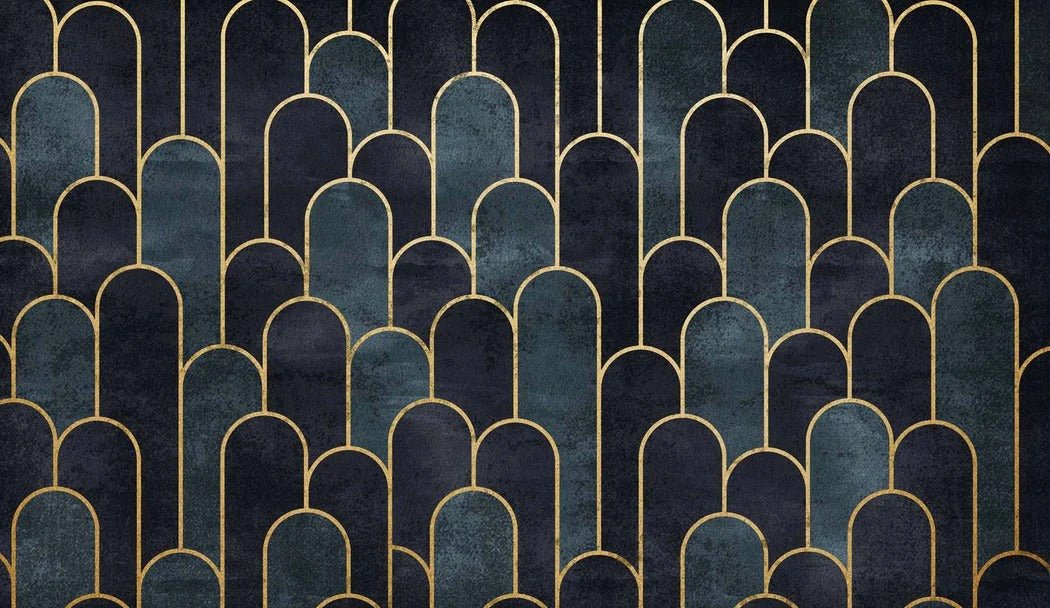 Papier peint dark blue chic