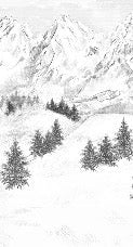 Tapete Berggipfel von Chamonix