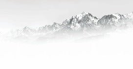 Il Monte Bianco nella nebbia carta da parati in bianco e nero