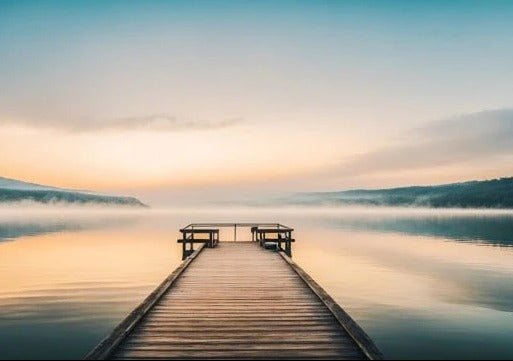 Papier peint photo vue lac