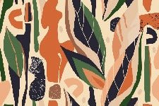 Abstract plant wallpaper