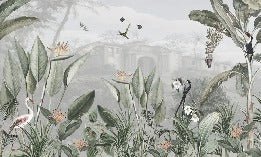 Papier peint mirage tropical