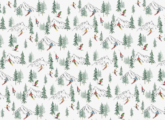 Papier peint Alpine glisse