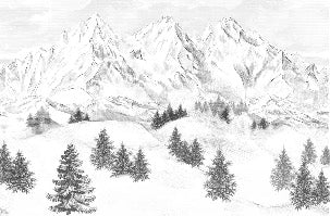 Sfondo della montagna di Chamonix