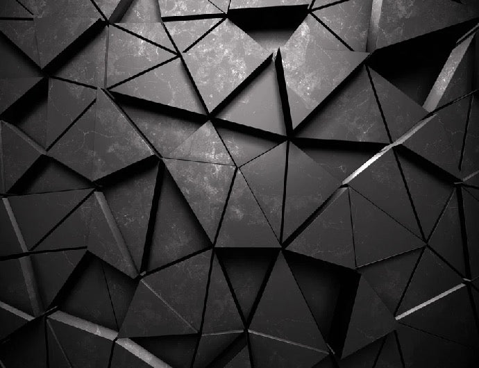 Papier peint 3D Black Perspective, XXL, tendance