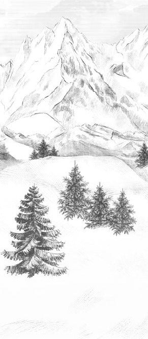 Sfondo della montagna di Chamonix