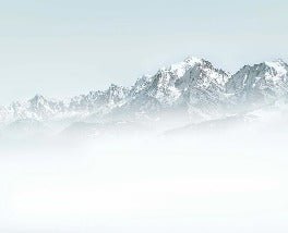 Il Monte Bianco nella nebbia