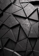 Papier peint 3D Black Perspective, XXL, tendance