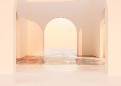 Panorama-Tapete Design sunset arch