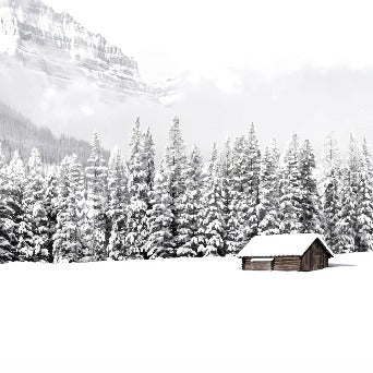 Papel pintado Chalet panorámico de montaña