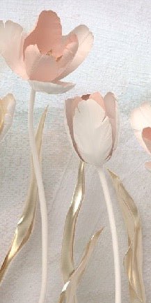 Papier peint panoramique Tulipes 3D, XXL, tendance