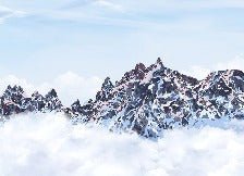 Papier peint Mont Blanc toile des Cimes