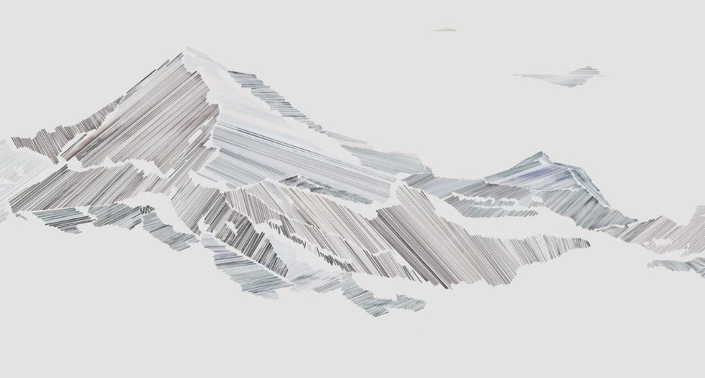 Papel pintado Restaurante estilo montaña