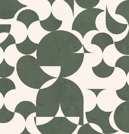 Papier peint restaurant rétro forme graphique, XXL, tendance