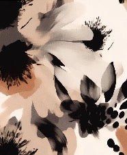 Hypnotische Blumentapete