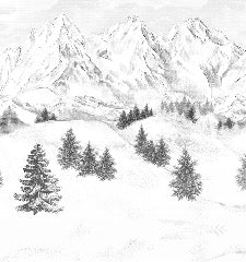 Tapete Berggipfel von Chamonix