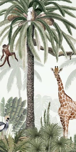 Papier peint enfant jungle paisible, XXL, tendance