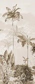 Papier peint panoramique jungle eden sépia