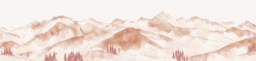 Papier peint restaurant montagne Aravis