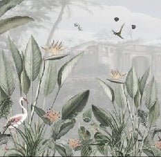 Papier peint mirage tropical
