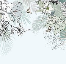 Papel pintado naturaleza de moda agua planta verde