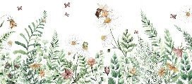 Papier peint enfant fée florale, XXL, tendance
