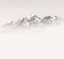 Tapete Nebliger Morgen Mont Blanc