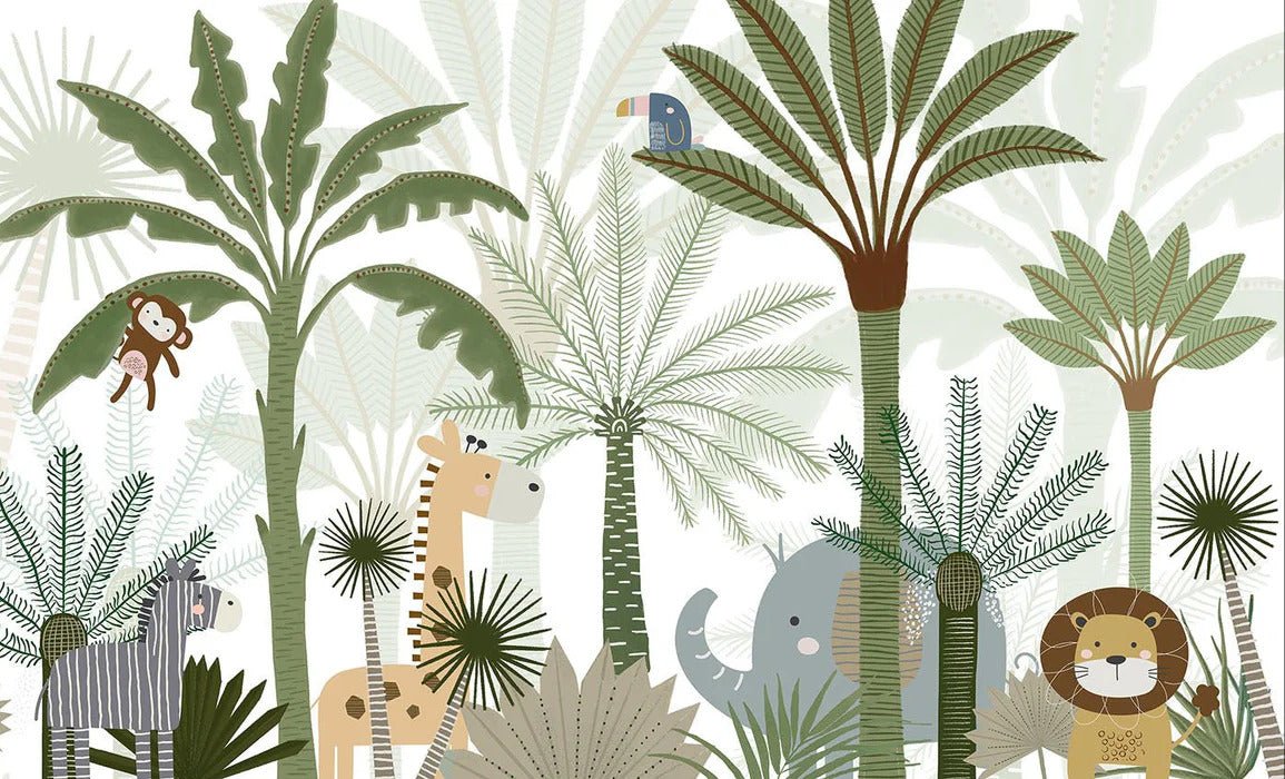 Papier peint délicieuse savane bébé, XXL, tendance