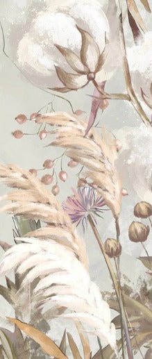 Panorama-Tapete Blume Baumwolle