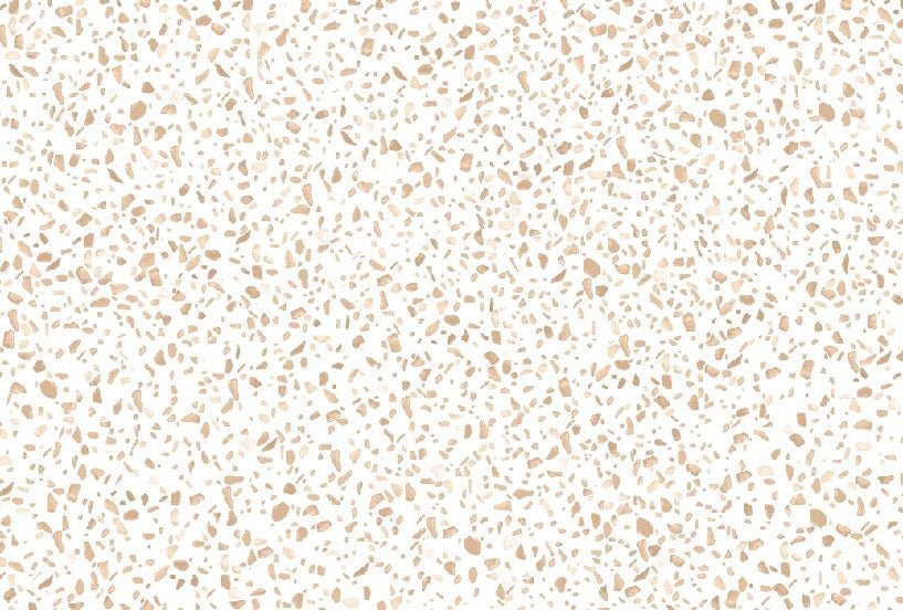 Papier peint effet terrazzo sépia
