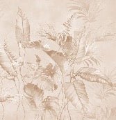 Papier peint élégante jungle poudrée