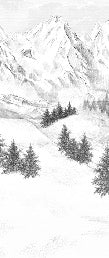 Tapete Berggipfel von Chamonix