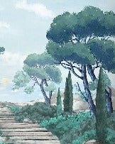 Papel pintado Paseo por los arroyos