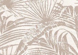 Carta da parati monocromatica con foglie di giungla