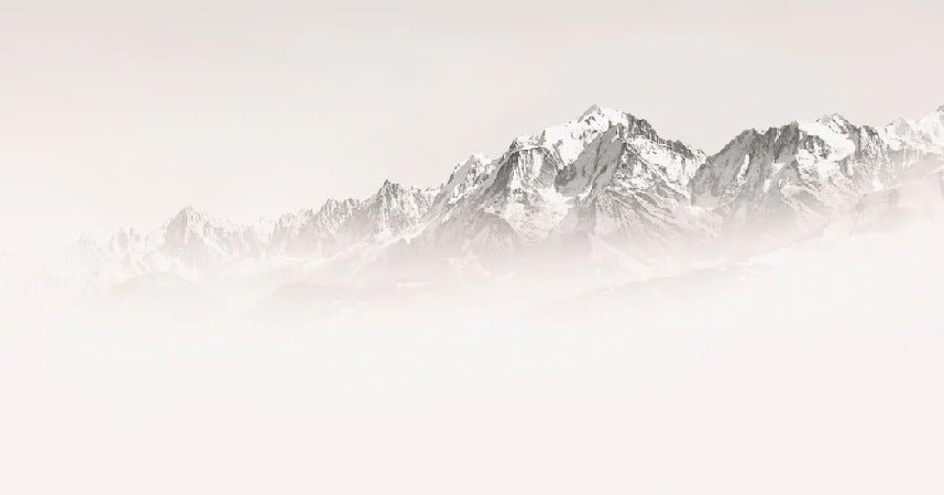 Papier peint matin brumeux Mont Blanc, XXL, tendance