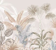 Papier peint panoramique jungle terracotta, XXL, tendance