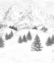 Tapete Berggipfel von Chamonix