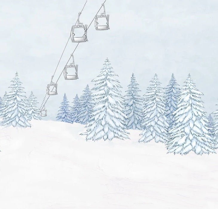 Blue mountain cable car wallpaper