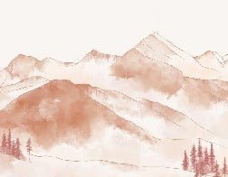 Tapete Bergkette Aravis